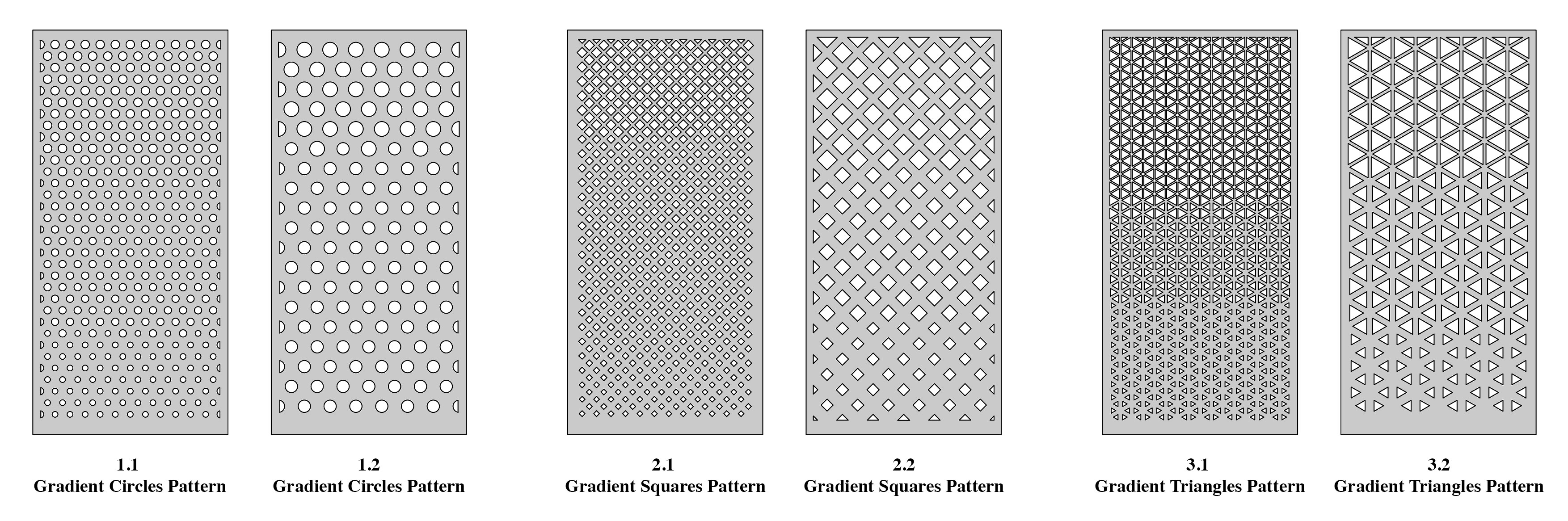 Parametric patterned facades.